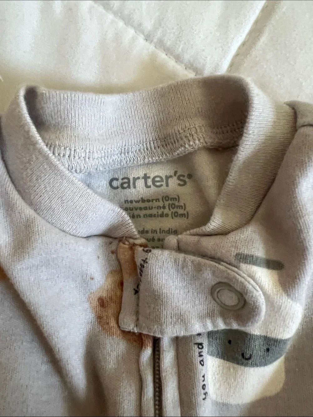 Three Carter's Baby Footie Lot